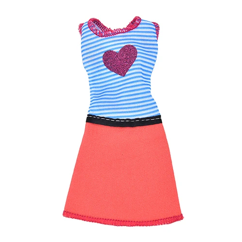 

1PCS Fashion Doll Dress For Girls Handmade Clothes Dresses Grows Outfit For