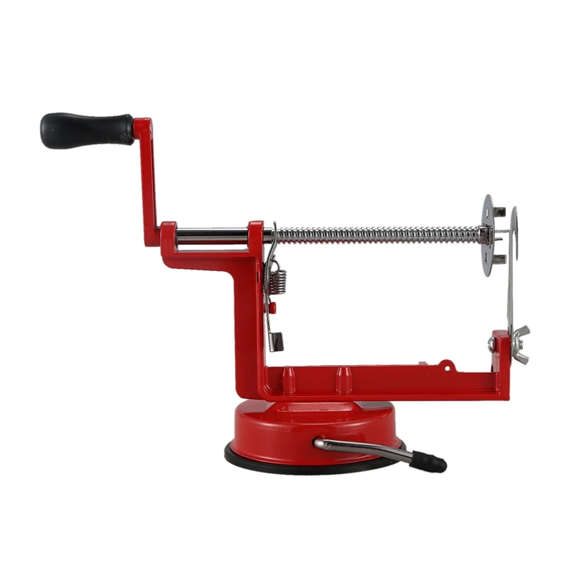

Potato Twist Slicer Stainless Steel Kitchen Accessories Spiral Chip Slicer Manual Cutting Machine Red Metal