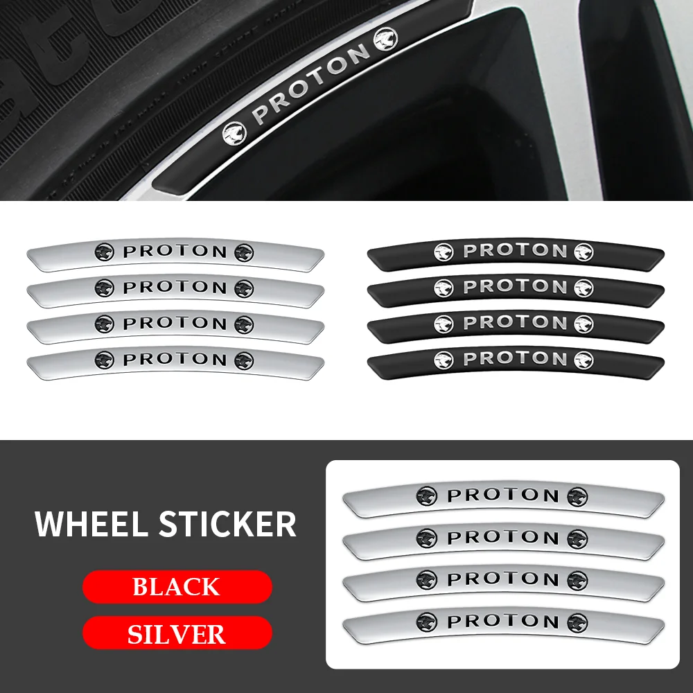 4 шт., автомобильные наклейки на колесные диски для Proton Exora iриз