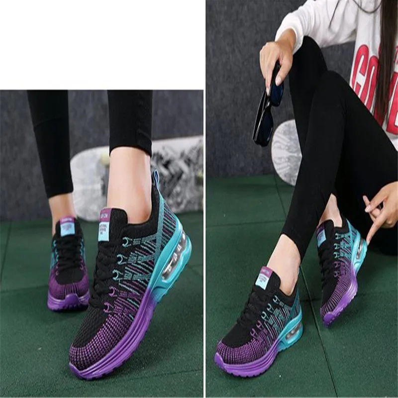 

Women Shoes Cushioned Sports Shoes Spring And Summer Running Shoes Women Mesh Breathable light Travel Shoes Student Casual Shoes