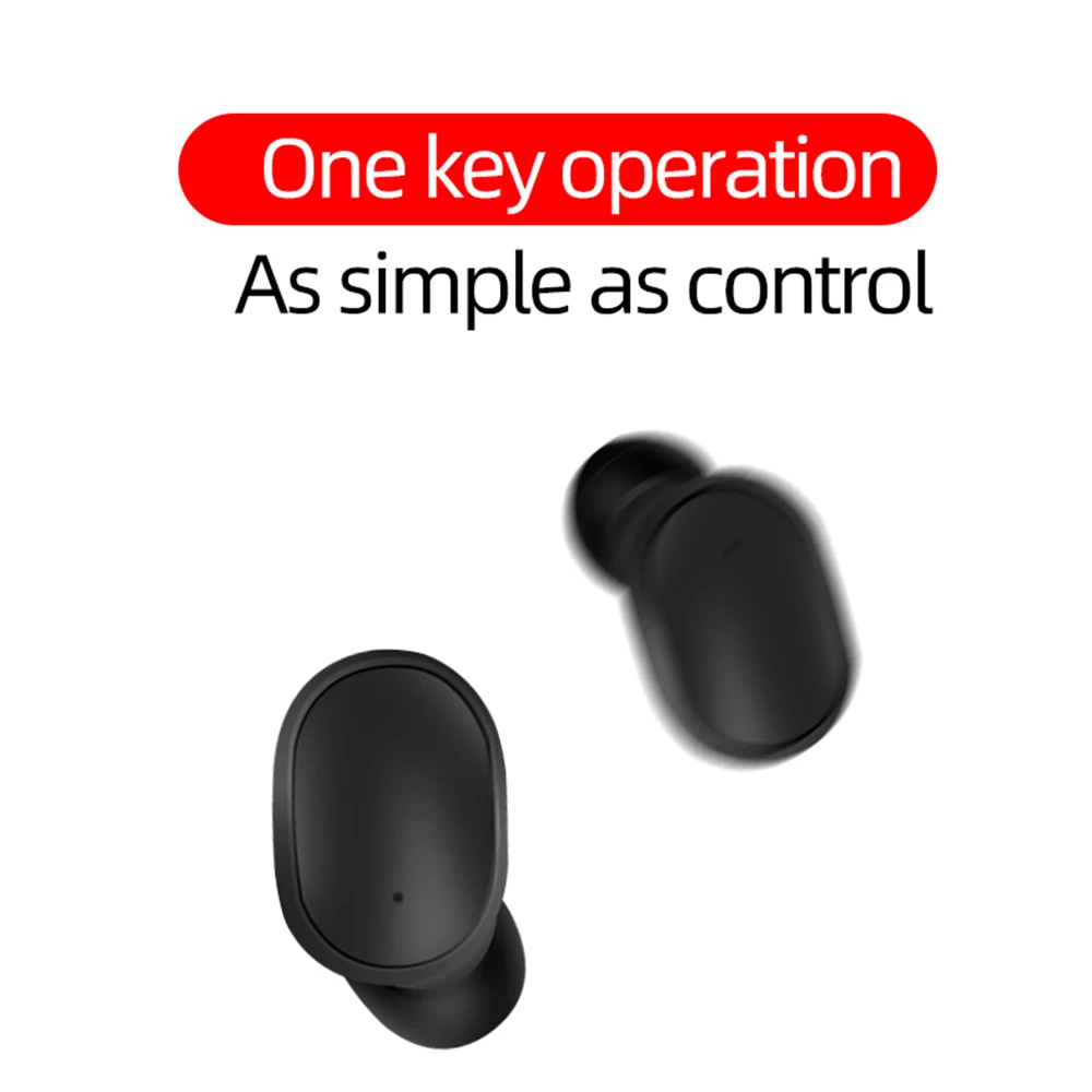 A6S Bluetooth гарнитуры для Redmi Airdots беспроводные наушники 5,0 TWS наушники с шумоподавлением Микрофон для Xiaomi iPhone huawei samsung