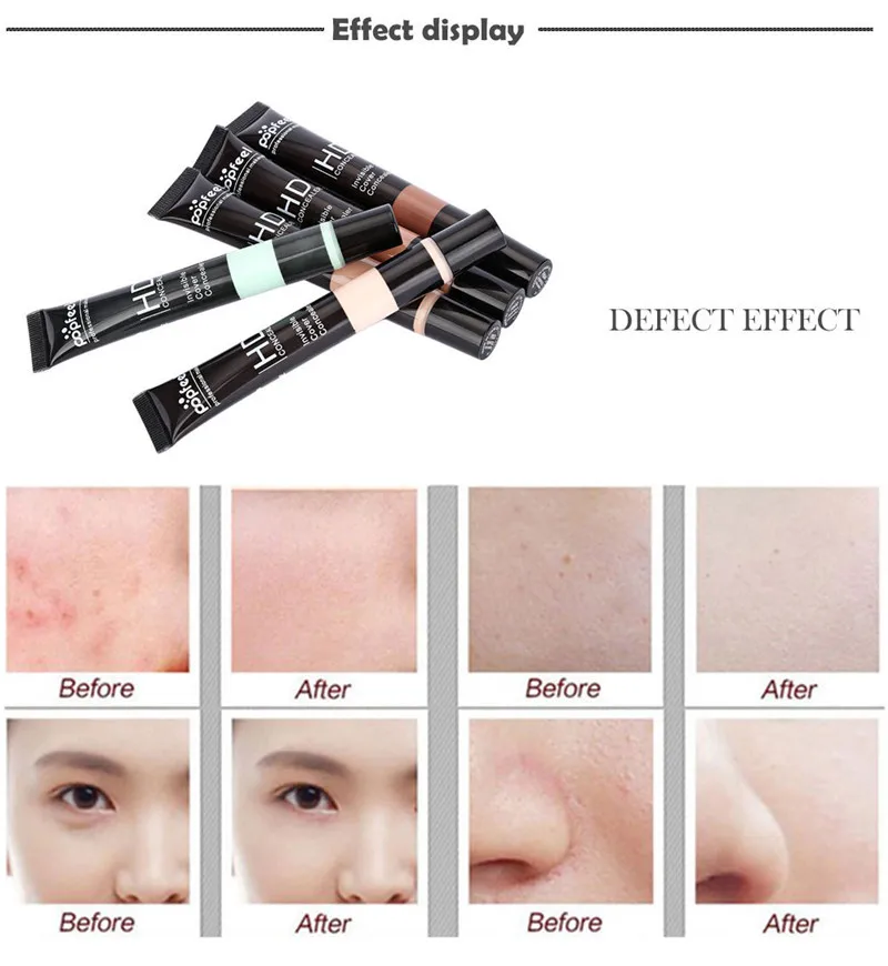 Жидкий корректирующий бронзер база для макияжа лица консилер крем макияж 5