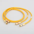Пара гибридных (галогеновых) аудиокабелей Van Den Hul M.C D-102 MK III hifi с позолоченными разъемами RCA-RCA VDH, Удлинительный кабель