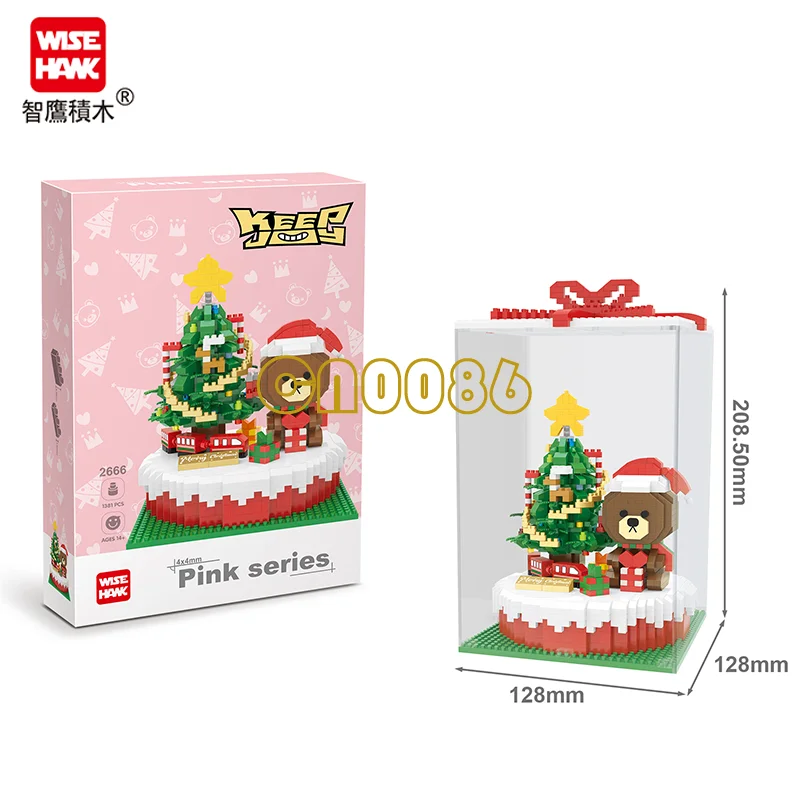 Создатель Рождество кирпичи игрушки строительные блоки форма для выпечки тортов