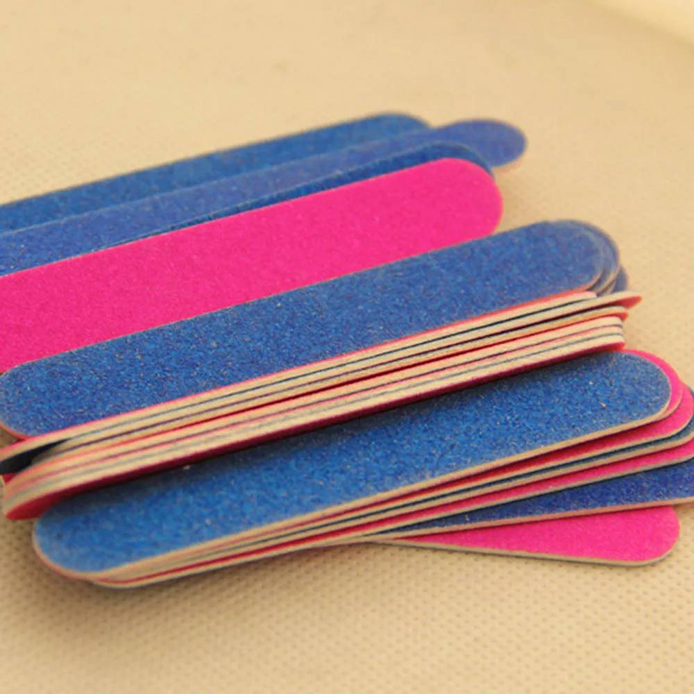 

20pcs Nail File Wooden Manicure Tool Daily Beauty Sanding Nail Handling Salon Tool Cosmetic Nail Sandpaper Accessories 8.5cm