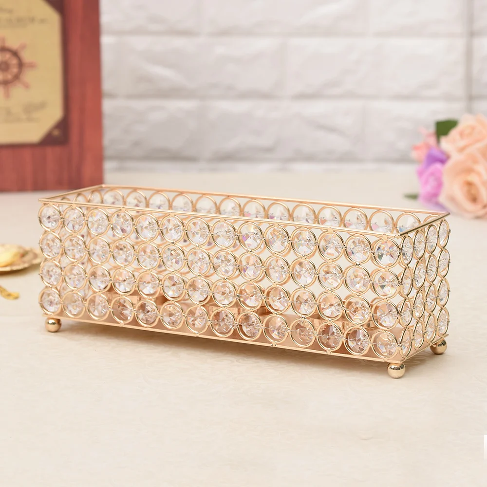 

Rectangular Candle Holder Cube Stand Candle Candlestick Metal Base Craft Votice Glass Wedding Table Centerpieces Decoration