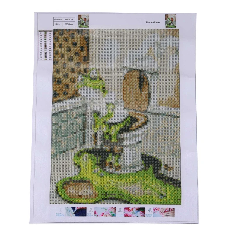 Акция! Алмазная 5D Вышивка сделай сам абстрактная лягушка полная алмазная