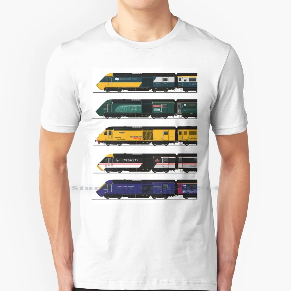 

Локомотивы из хлопка 6XL Intercity 43, 125, для грузовиков, Класс 43, британский железнодорожный транспорт, Gwr Fgw Great Western