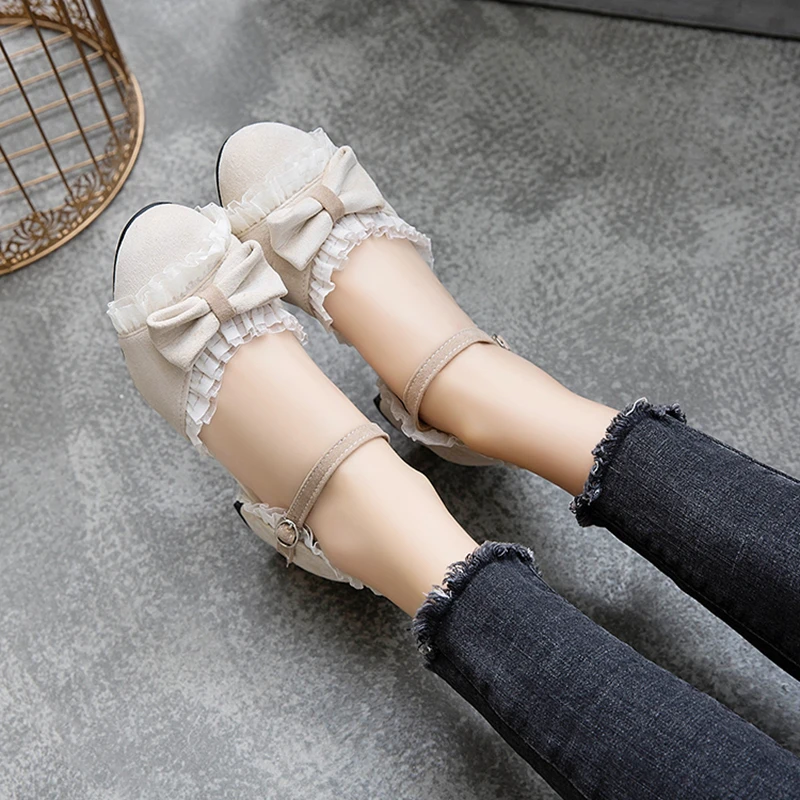 Женские туфли на низком каблуке для косплея|Туфли| |