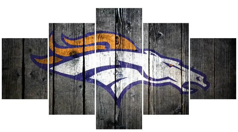 NF-10 Sport Ball Patriots Team Paintings Wall Home Decor New England Canvas Painting Calligraphy For Living Room Bedroom - Цвет: NF-10