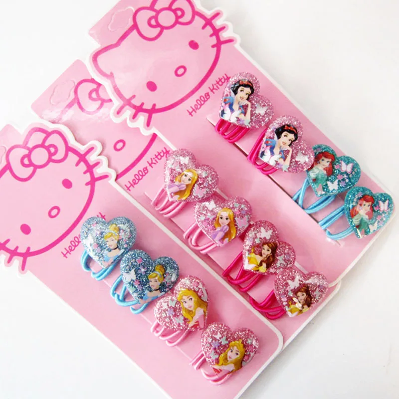 Заколка для волос детская из мультфильмов Disney резинка Холодное сердце Эльза