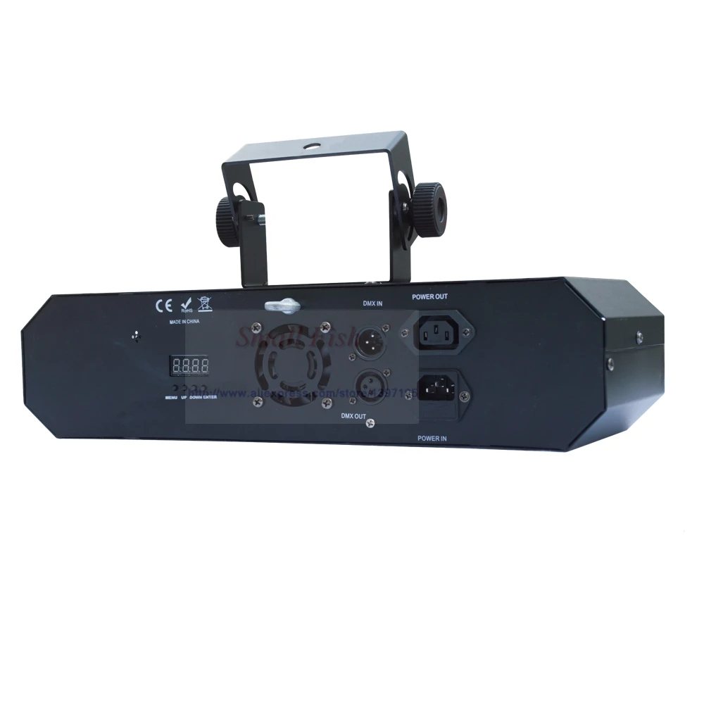 Профессиональный 5 в 1 лазерный проектор с эффектом узора RGBW Audio Star Whirlwind для сцены