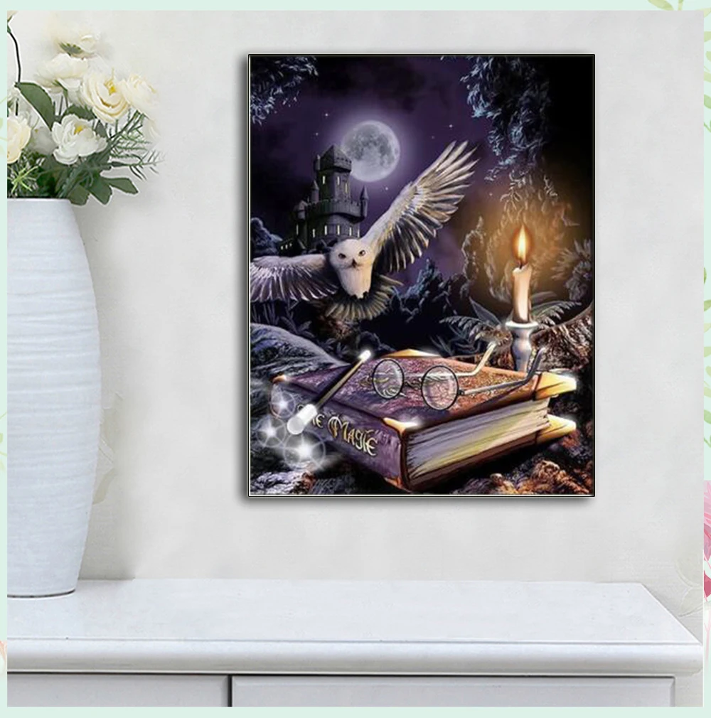 5D Diy Diamond Painting Cross Stitch Handmade Embroidery Rhinestones Deer Home Harry decor Christmas Gift | Дом и сад
