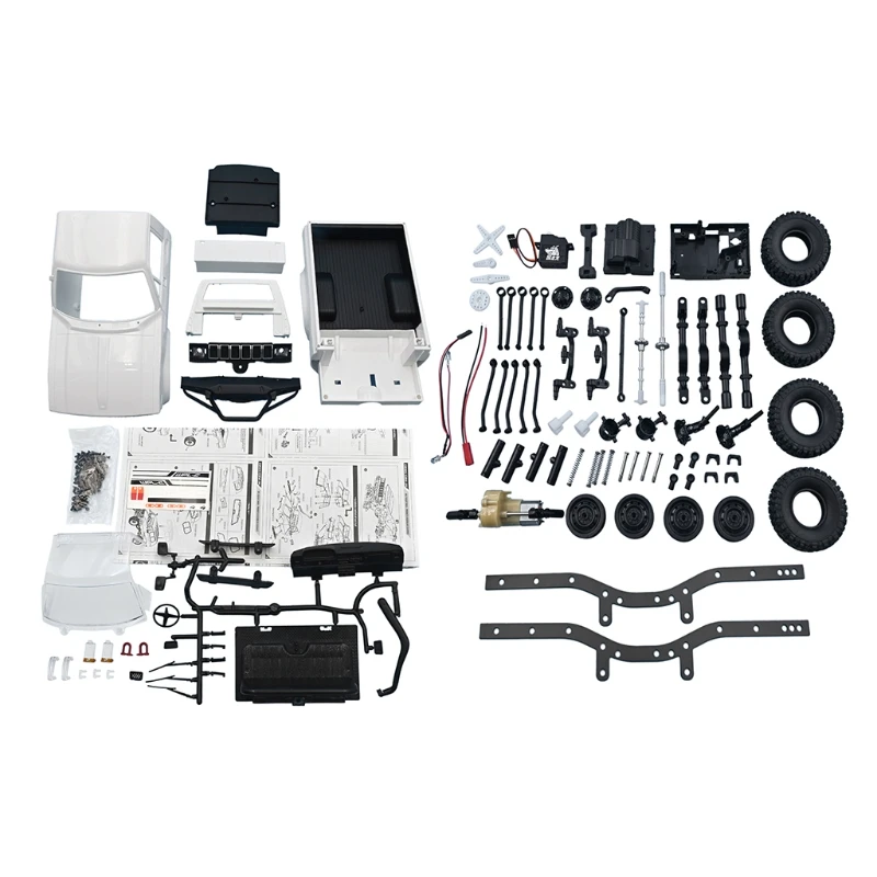 

Full Scale 4Wheel Drive WPL C24 RC Pickup Off-Road Car for Boys Remote Control Car with LED Lamp RC Rock Crawler Drop Ship