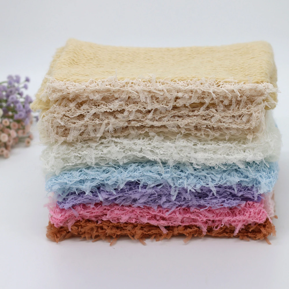 Newborn Photography Clothing Mohair Baby Wrap Studio Newborn Photo Props Accessories Fotografia Infant Knitted Wraps 37X127cm