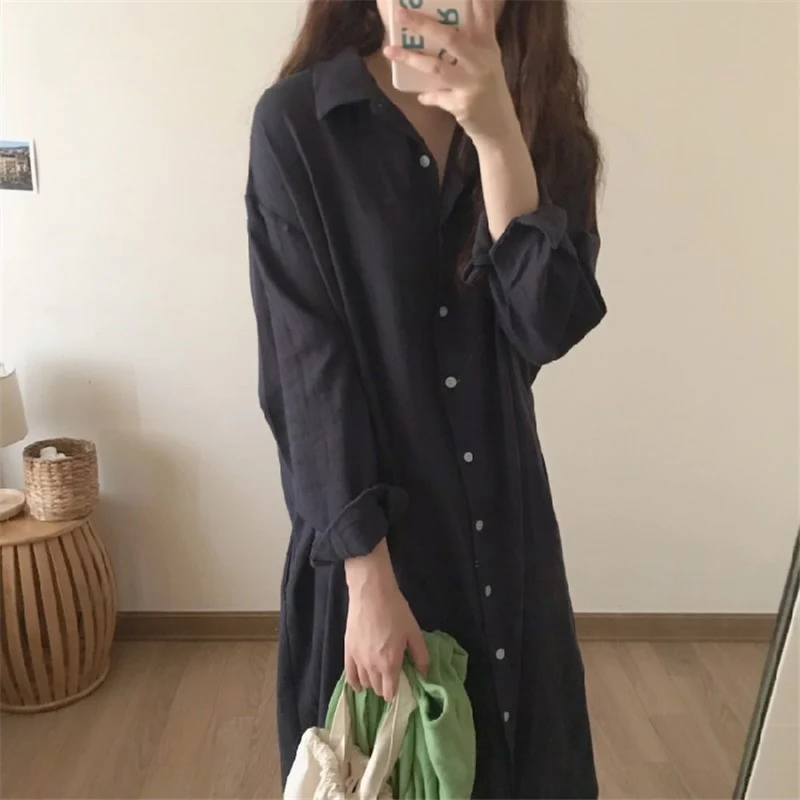 BGTEEVER-повседневное женское платье-рубашка осень 2019 элегантное платье с V-образным