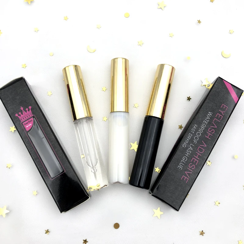 Оптовая продажа клей для накладных ресниц прозрачный 3D натуральных норковых