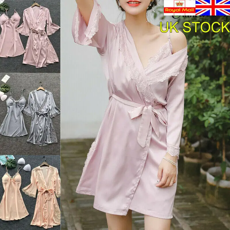 3 шт. женское сексуальное нижнее белье шелковое кружевное платье ночная рубашка