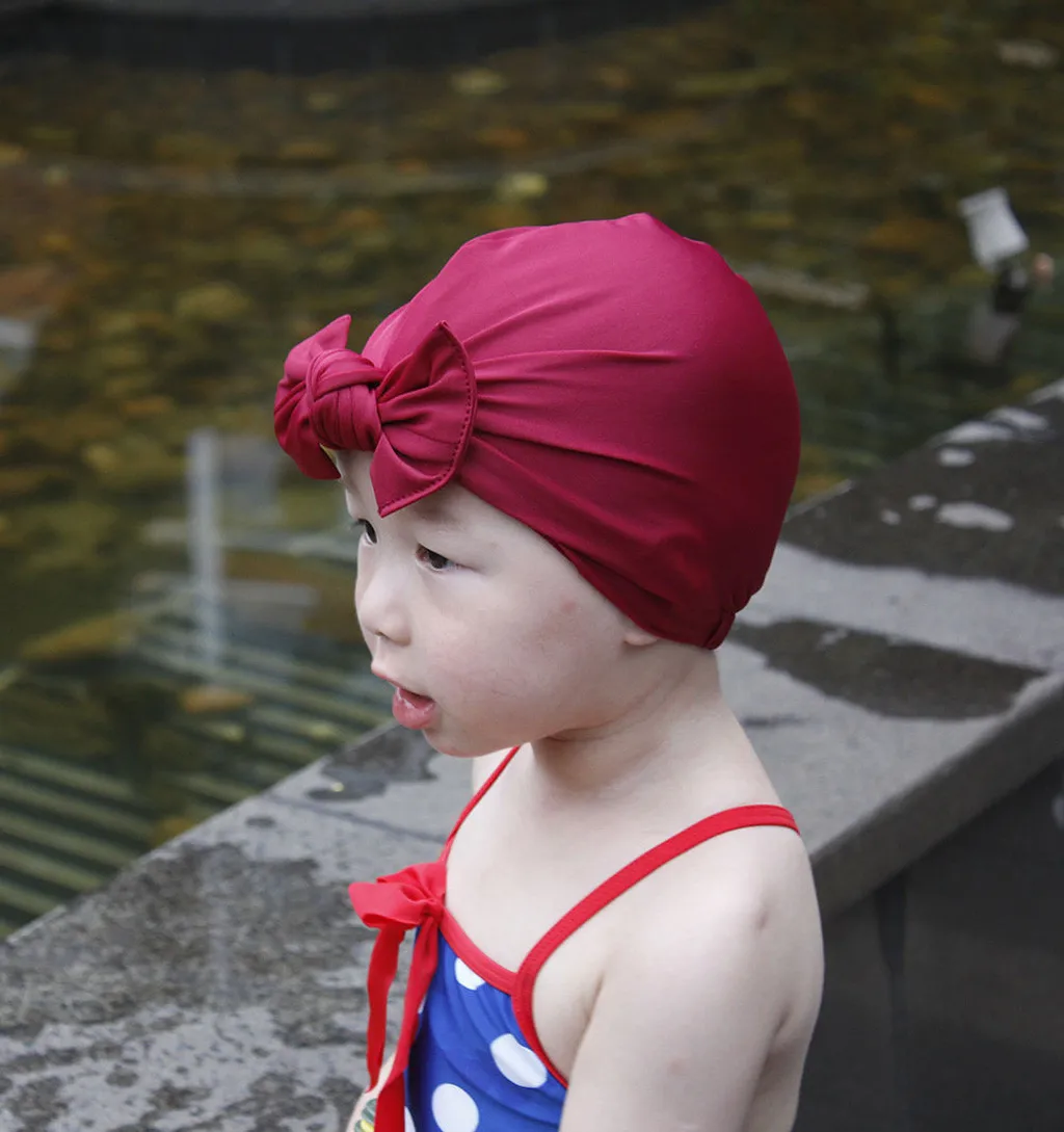 Дропшиппинг детская для мальчиков и девочек чалма плавания с бантом