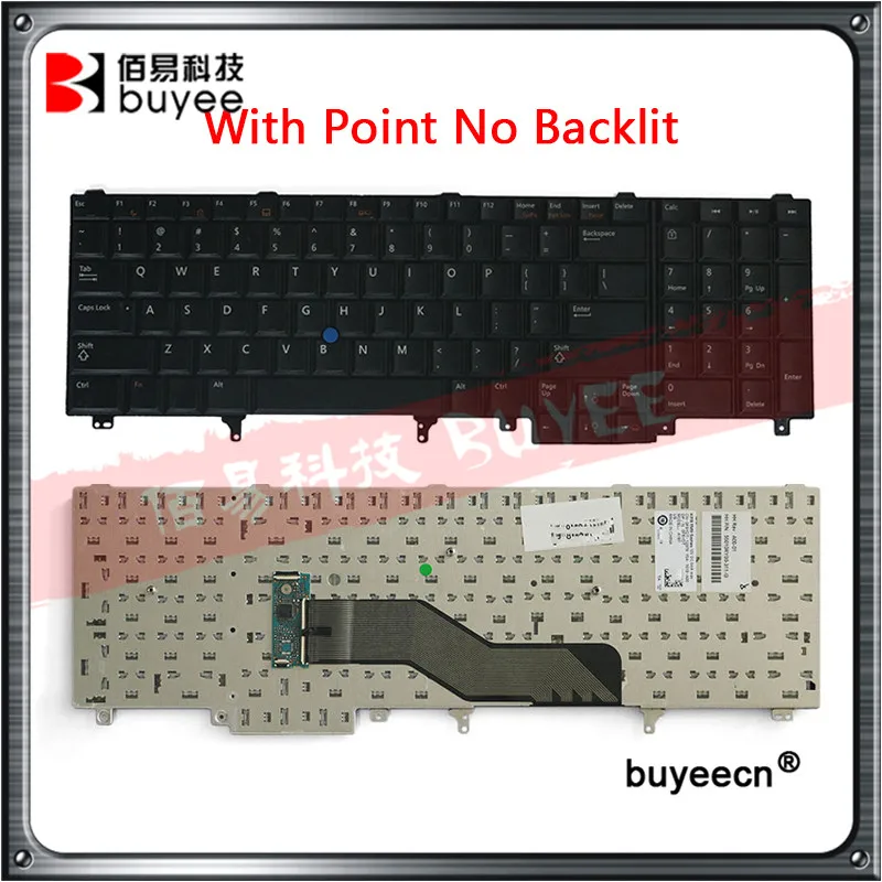 Клавиатура для ноутбука DELL E6520 E6530 E6540 E5520 E5520M E5530 английская клавиатура с