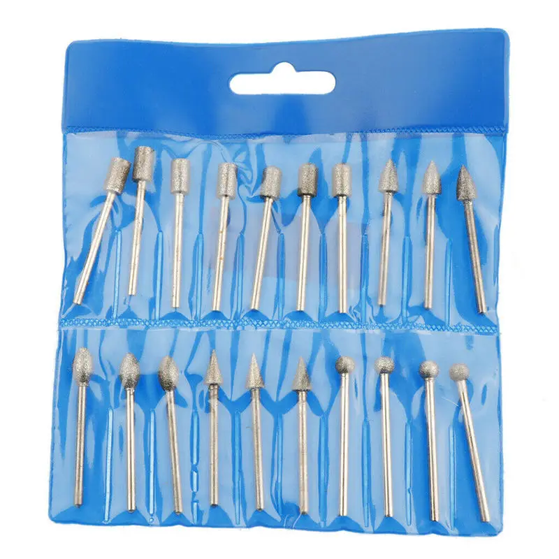 20 шт. набор инструментов для гравировки резьбы полировки стекла | Инструменты