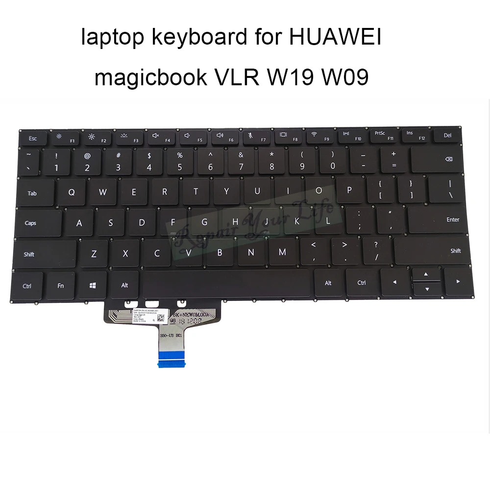 Сменные клавиатуры VLR-W19 для Huawei MagicBook VLR W09 KPRC W10L KPR W19 VIT W50 английская черная