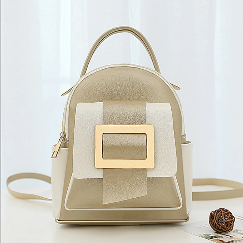 

Fashion Women Shoulders Small Backpack Purse Mobile Phone Simple Ladies Travel Bag Student School Backpacks