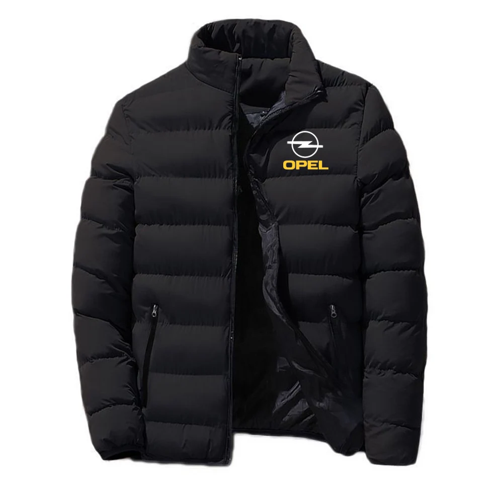 

OPEL Brand High Street New Cotton Coat Clothing Winter High Quality Jacket Pocket Zipper Loose Wild Male Tops Men