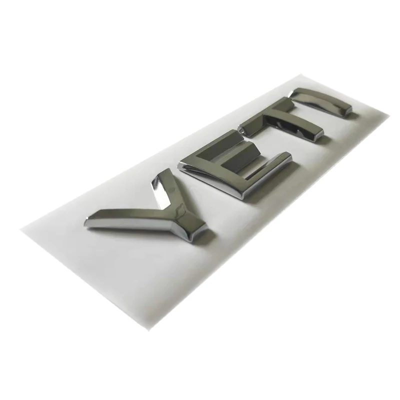 Новая наклейка для машины 3D с буквами из АБС-пластика эмблема хромовым логотипом