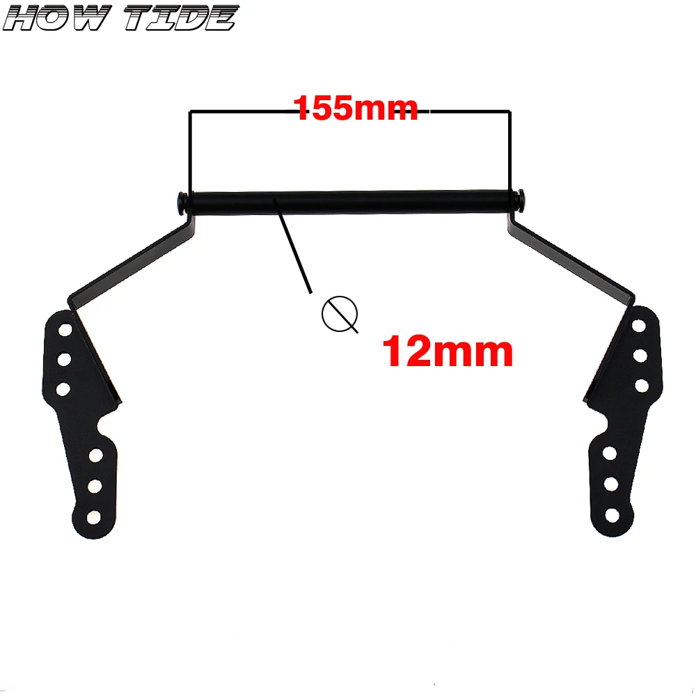 Черный Кронштейн для навигации держатель смартфона GPS Suzuki DL 1000 V-Строма vстрома 2017