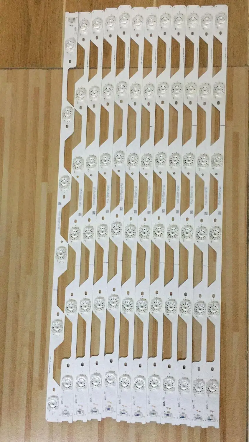 

12pieces For TCL L65P1-CUD LED Backlight strip 6lamps YHF-4C-LB6506-YH01J TOT-65P1-C-12X6-3030C screen LVU650ND1L