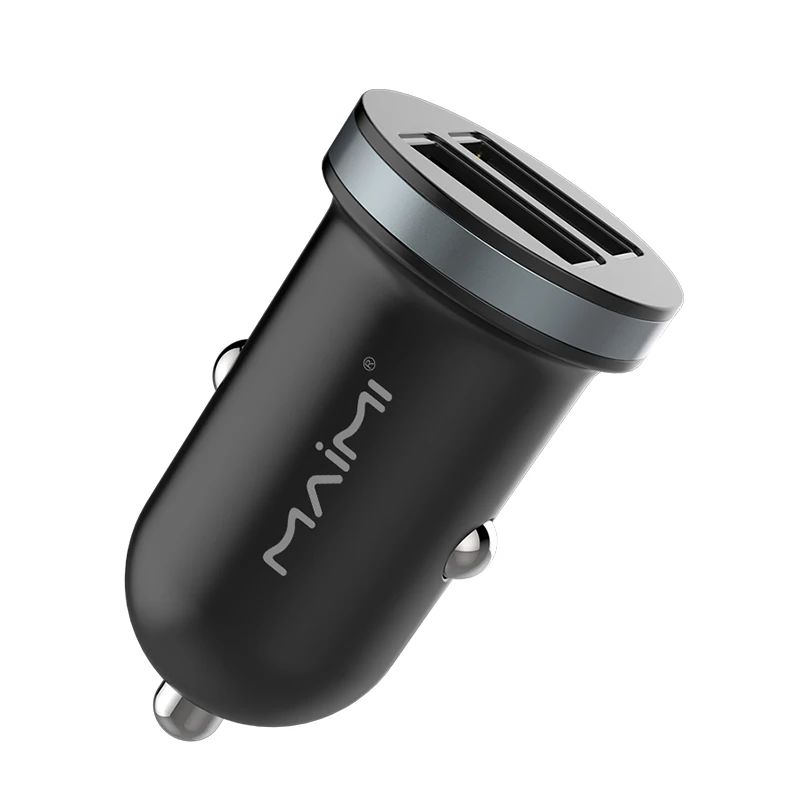 Автомобильное мини-зарядное устройство с двумя USB-портами 2 4 А | Мобильные