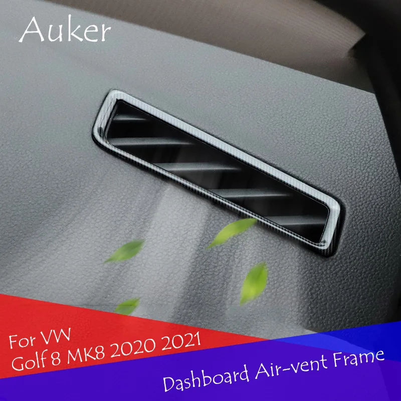 

For VW Golf 8 MK8 2020 2021 Accessories Car Dashboard A Pillar Air Outlet Vent Trim Frame Sticker Styling