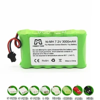 7 2v aa 3000mah 2800mah rechargeable battery for remote control electric toy boat 7 2 v 2400 mah aa nimh battery