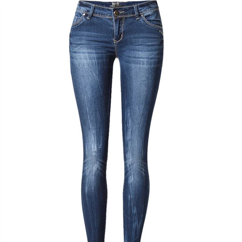 

Spring Fashion Women's Clothing Low Waist Slim Stretch Denim Trousers Casual Streetwear Boyfriend Jeans for Girls Pencil Pants