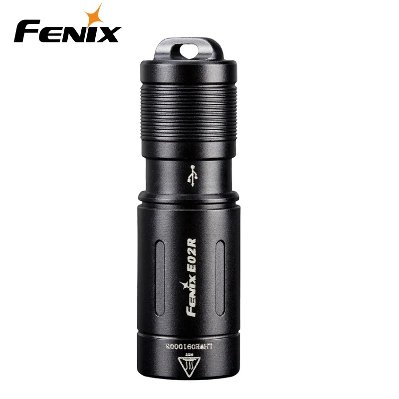 Fenix E02R USB Перезаряжаемый брелок фонарик Встроенный перезаряжаемый