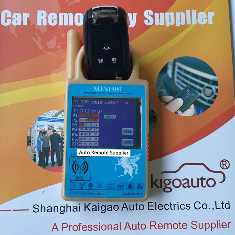 Автомобильный ключ с дистанционным управлением 3 кнопки 433 МГц чипом ID46 для Chevrolet