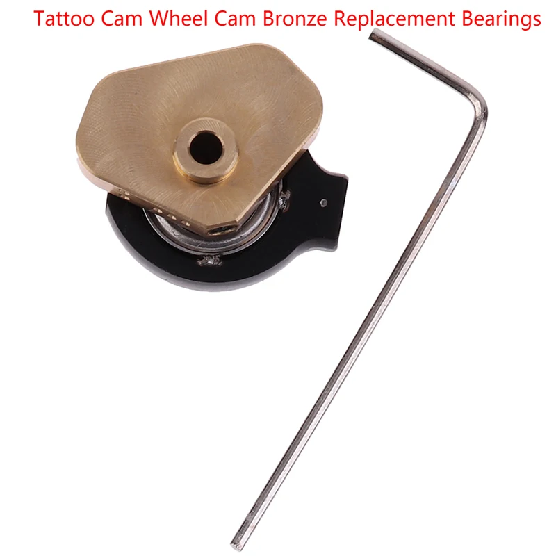 

Direct Drive Bronze Tattoo Machine Adjustable Bearing Cam Wheel Motor Eccentric Wheel With Wrench