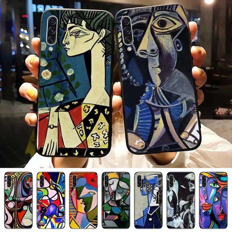

Picasso abstract retro painting Phone Case For Samsung galaxy A S note 10 7 8 9 20 30 31 40 50 51 70 71 21 s ultra plus