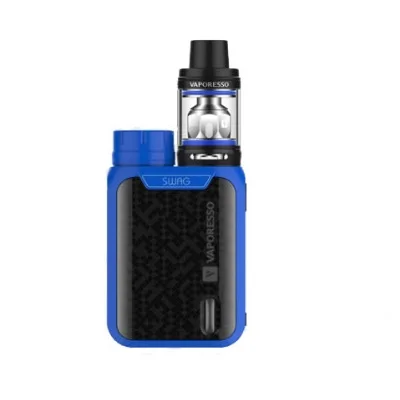 Blue Набор электронных сигарет Vaporesso Swag 18650 TC коробка мод с 3,5 мл NRG Vape Танк GT Core испаритель Набор для начинающих VS Voopoo Drag - Цвет: Blue