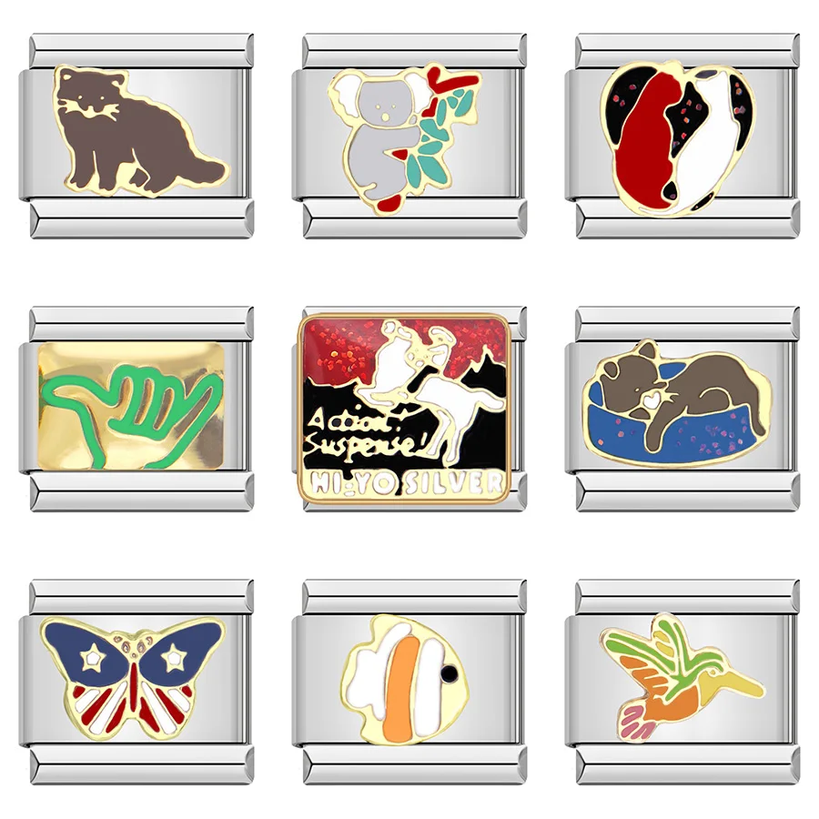 Браслет Hapiship из нержавеющей стали для изготовления ювелирных изделий Шарм с