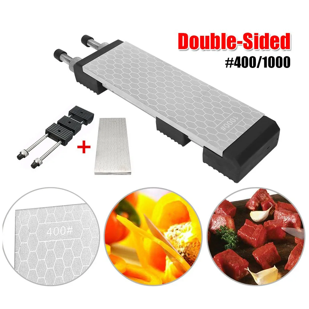 

Sharpening Stone Constant Angle Practical 400 1000 Grit Durable Portable Home Diamond Kitchen Tool Gadget Double Sided With Base