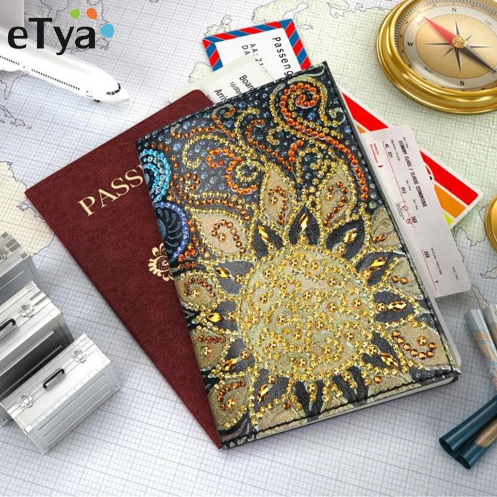 Women Leather Travel Passport Cover Holder Card Wallet Case ID Bag Documents Protective Covers Credit Wallets | Багаж и сумки