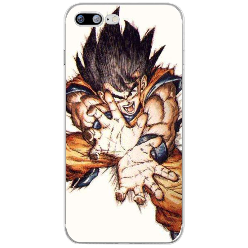 Манга комиксы Dragon Ball z goku Мягкий силиконовый чехол из ТПУ для iPhone 7 6 6s 8 Plus 5s SE X Xs Max Xr
