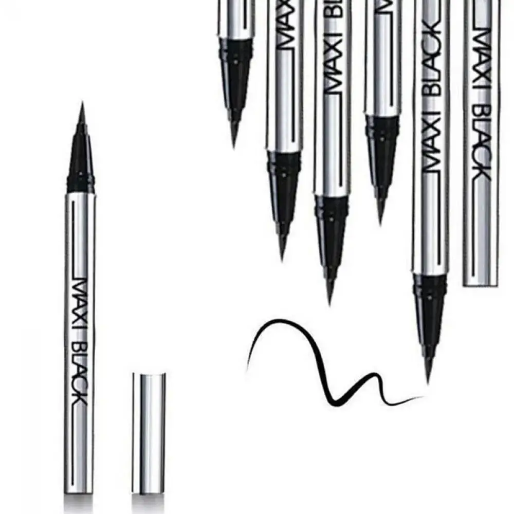 

1PC Professional Women Ultimate Black Liquid Eyeliner Long-lasting Waterproof Quick-dry Eye Liner Pencil Eye Makeup Beauty Tool