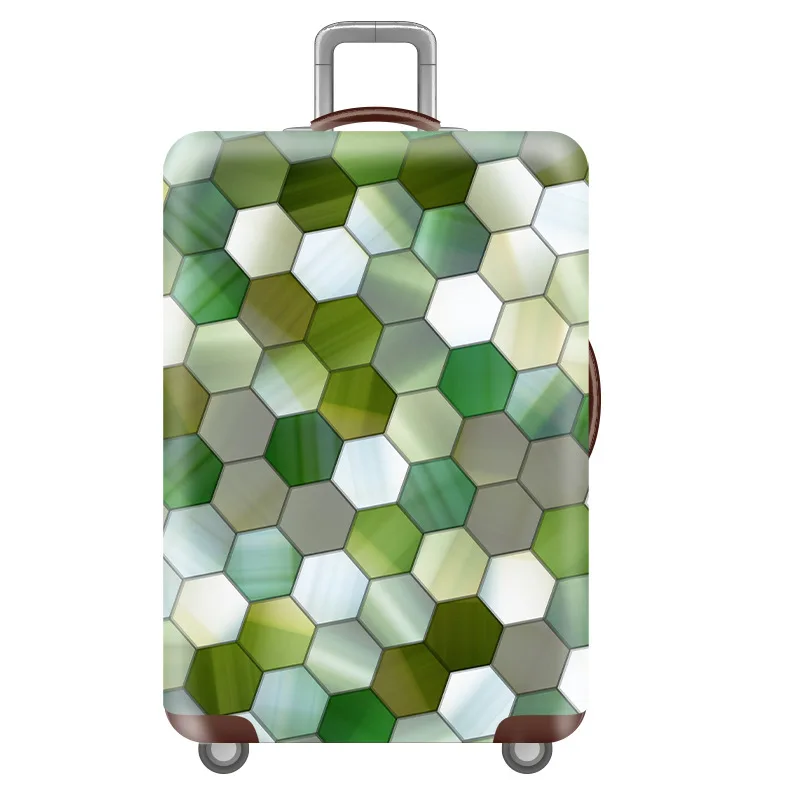 10 Luggage cover Эластичный Чехол для багажа для путешествий с цветочным узором, Защитные чехлы для багажа, уплотненный чехол для чемодана 18-32 дюйма, аксессуары для путешествий - Цвет: 10 Luggage cover
