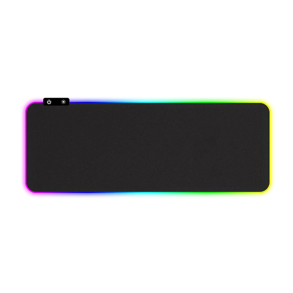 Игровой коврик для мыши RGB большой клавиатуры с 14 режимами подсветки питанием от