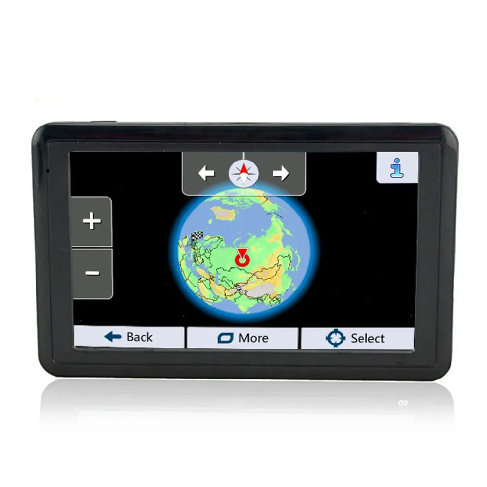 

Portable Car GPS Navigation 5 Inch HD Touch Screen 256M+8G FM Europe Russia Map Free Update Truck GPS Navigators