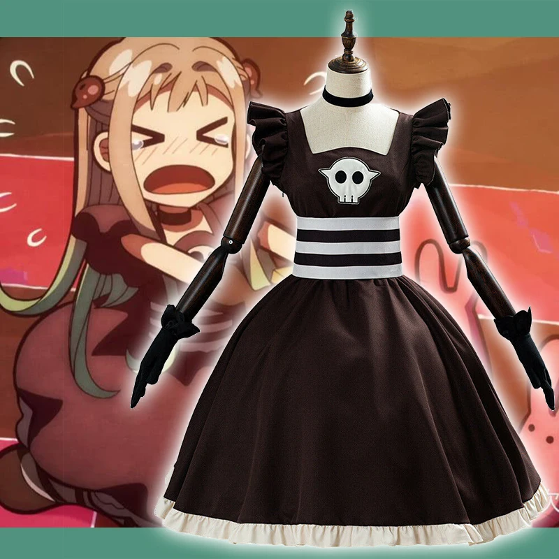 

Аниме Комикс Jibaku Shounen Hanako kun косплей костюмы Яширо Nene Косплей Костюм Школьная Униформа платья одежда черная Милая