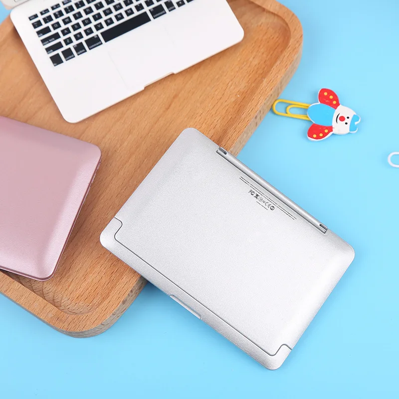 Декоративное зеркало креативное портативное женское косметическое для ноутбука